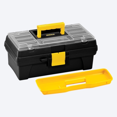 Caja Herramientas 14" Con Tapa Organizadora