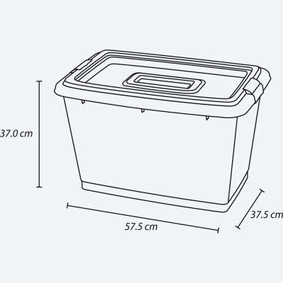 Cajon Rimax Móvil 40 Litros Medidas